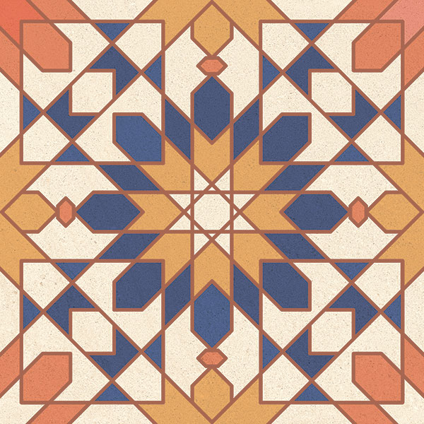 Керамогранит Infinity Ceramica Vermont Horizon Carving, цвет разноцветный, поверхность матовая, квадрат, 600x600