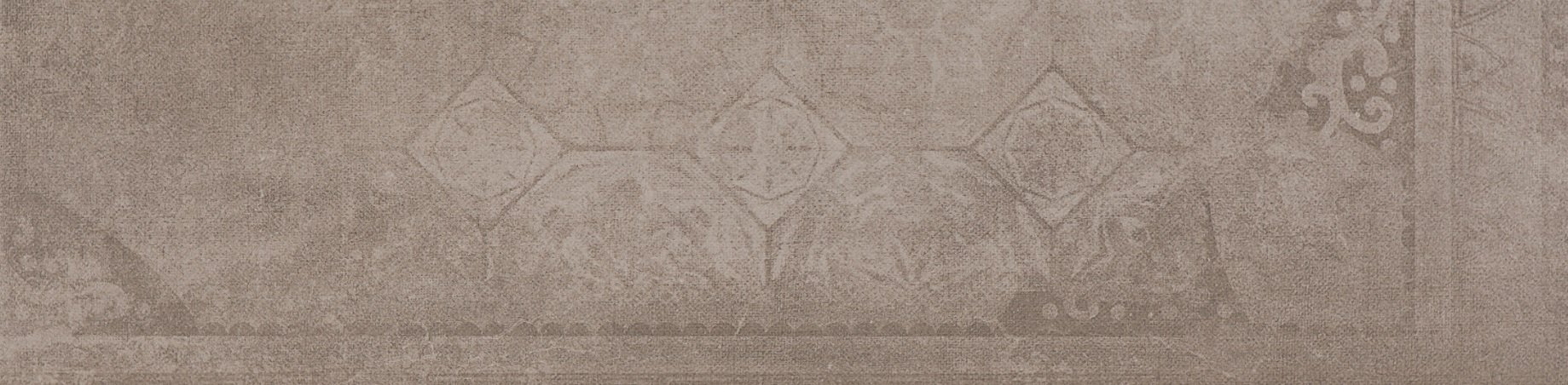 Керамогранит Argenta Indore Decor Taupe, цвет коричневый, поверхность матовая, прямоугольник, 225x900