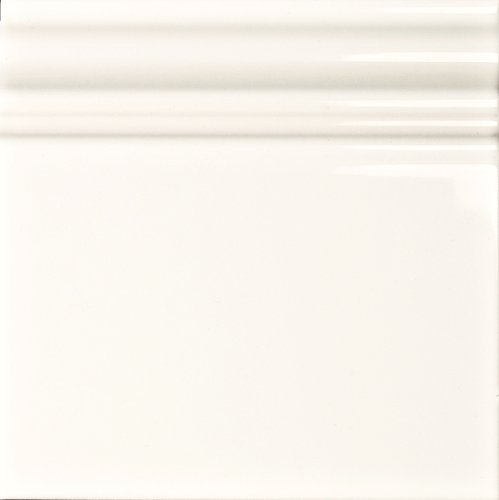 Бордюры Self Style Victorian Skirting White clu-005, цвет белый, поверхность глянцевая, квадрат, 150x150