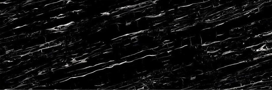 Широкоформатный керамогранит Staro Slab Portoro Silver Polished, цвет чёрный, поверхность полированная, прямоугольник, 800x2400