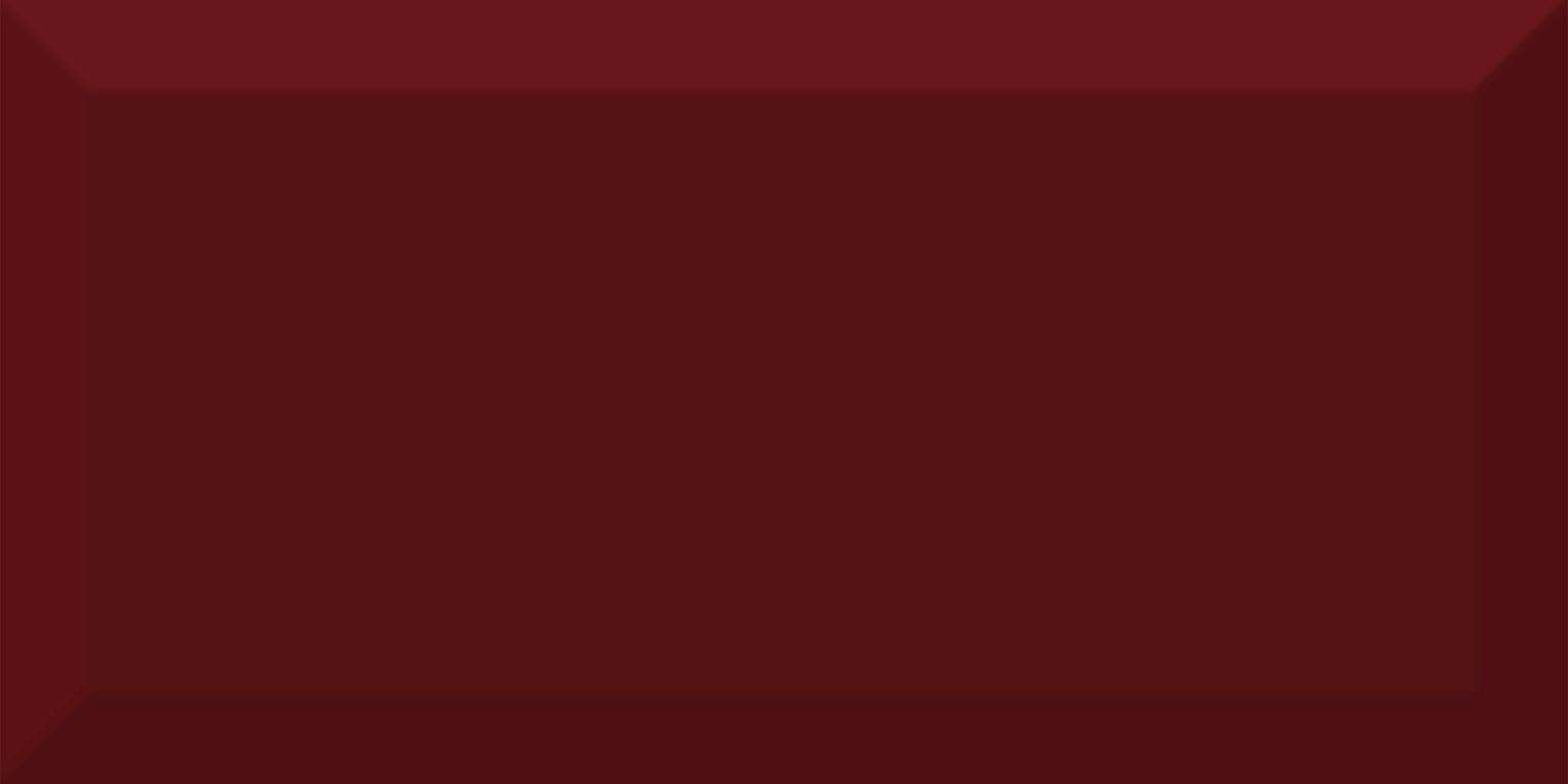 Керамическая плитка Absolut Keramika Monocolor Burdeos Biselado Brillo, цвет бордовый, поверхность глянцевая, кабанчик, 100x200