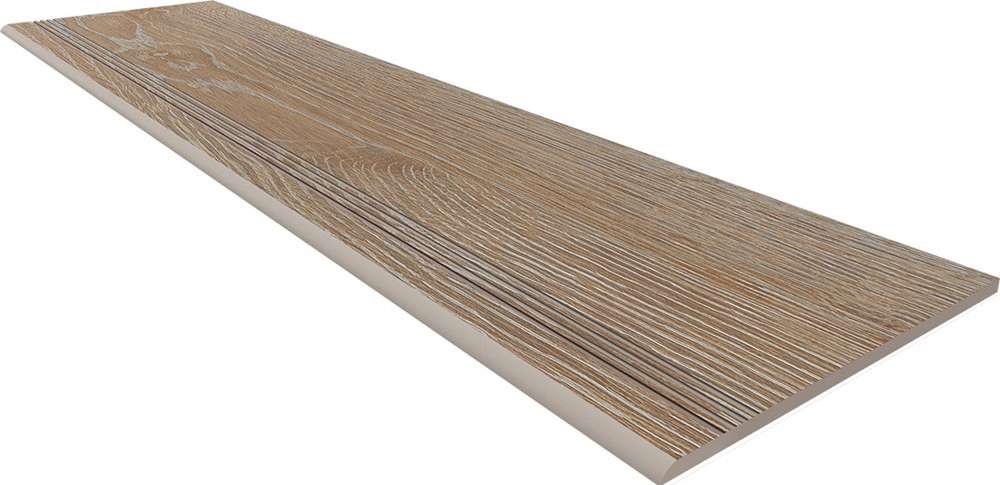 Ступени Estima Kraft Wood Steptrade Rusty Beige KW01 70614, цвет бежевый, поверхность структурированная, прямоугольник, 300x1200