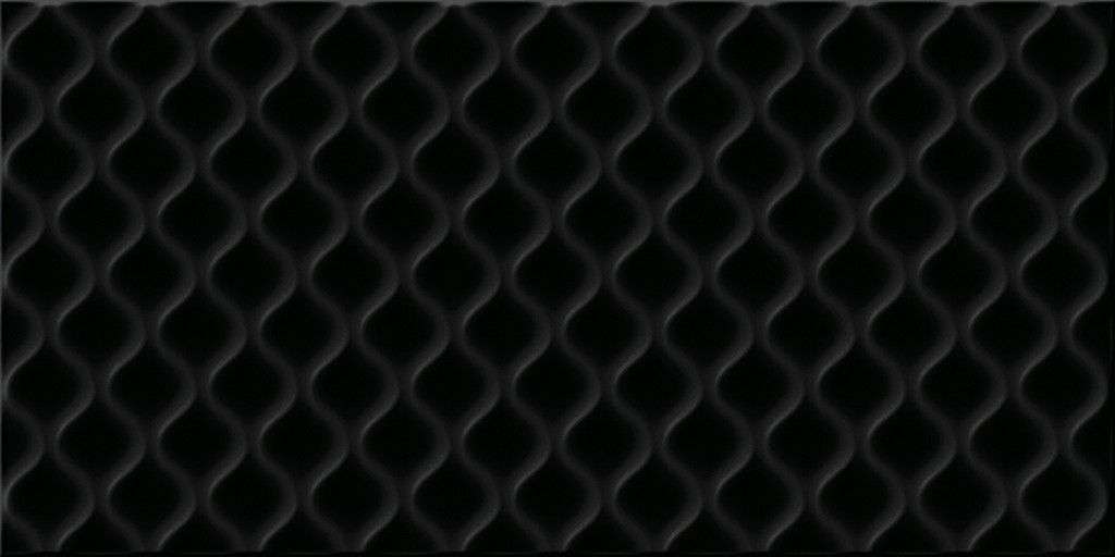 Декоративные элементы Cersanit Deco DEL232, цвет чёрный, поверхность глянцевая, прямоугольник, 298x598