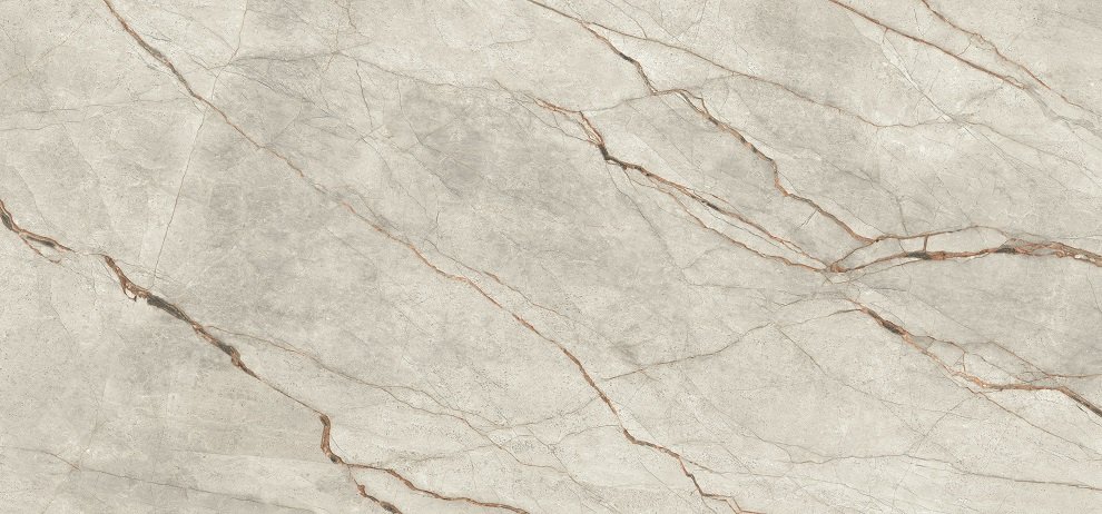 Широкоформатный керамогранит Arch Skin Stone Marble Grey SIM.TR.GR.LC 2600X1200X6, цвет серый, поверхность полированная, прямоугольник, 1200x2600