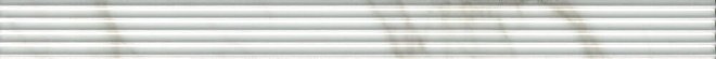 Бордюры Kerama Marazzi Прадо Белый Структура Обрезной LSA014R, цвет белый, поверхность глянцевая, прямоугольник, 34x400