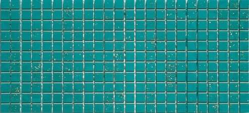 Мозаика Ker-av Brera Quadri Garda su rete KER-L406, цвет бирюзовый, поверхность глянцевая, прямоугольник, 138x300