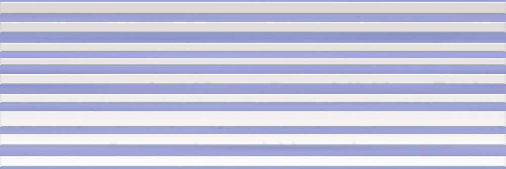 Декоративные элементы Piastrella Синара Ария, цвет белый фиолетовый, поверхность глянцевая, прямоугольник, 200x600
