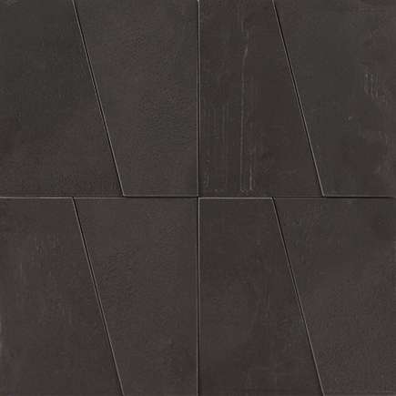 Мозаика Apavisa Nanoarea Black Bag Brick, цвет чёрный, поверхность матовая, квадрат, 300x300