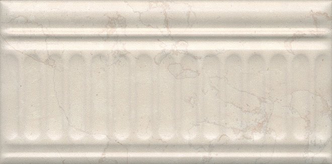 Бордюры Kerama Marazzi Бордюр Резиденция беж 19027\3F, цвет бежевый, поверхность матовая, прямоугольник, 99x200