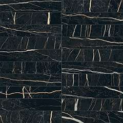 Мозаика Rex Prexious Thunder Night Mos. Matte 756309, цвет чёрный, поверхность сатинированная, квадрат, 300x300