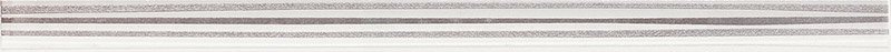 Бордюры Paul Skyfall Listello Goldeneye White/Grey, цвет серый, поверхность глянцевая, прямоугольник, 38x600