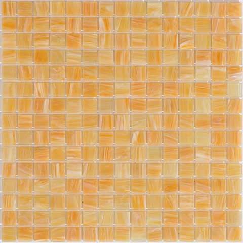 Мозаика Alma Mosaic Stella STM32, цвет оранжевый, поверхность глянцевая, квадрат, 327x327