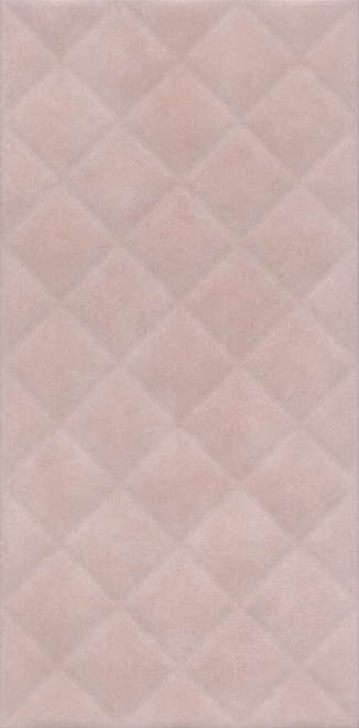 Керамическая плитка Kerama Marazzi Гинардо Марсо розовый структура обрезной 11138R, цвет розовый, поверхность матовая, прямоугольник, 300x600
