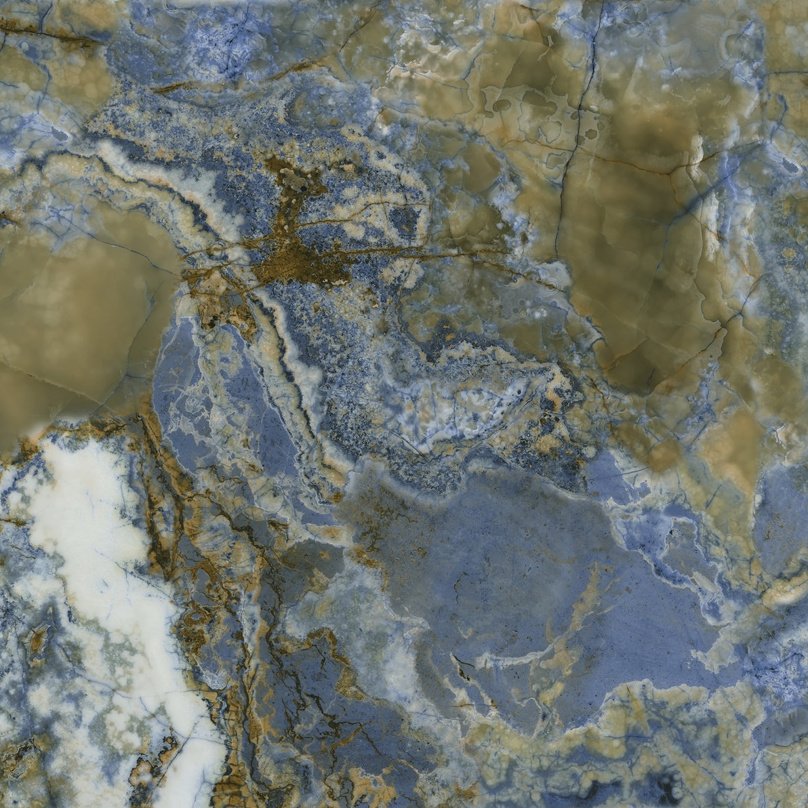 Керамогранит Baldocer Atlantida Pulido Rect., цвет синий, поверхность глянцевая, квадрат, 1200x1200