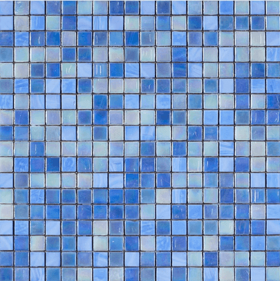 Мозаика Art & Natura Mix Antonio, цвет голубой, поверхность глянцевая, квадрат, 295x295