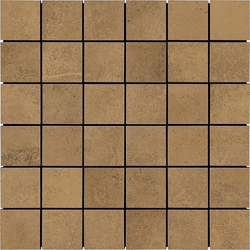 Мозаика La Fabbrica Hurban Mosaico Ocra 177306, цвет коричневый, поверхность матовая, квадрат, 300x300