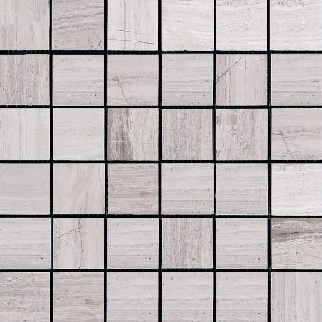 Мозаика Natural Mosaic Adriatica (4,8X4,8) 7M032-48P, цвет серый, поверхность полированная, квадрат, 305x305
