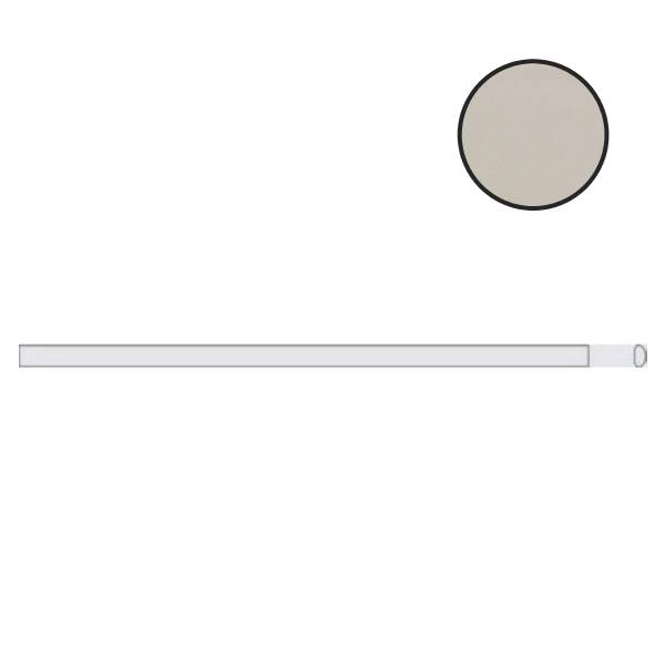 Бордюры Wow Aquarelle Rounded Edge Greige 129852, цвет серый, поверхность глянцевая, прямоугольник, 11x300