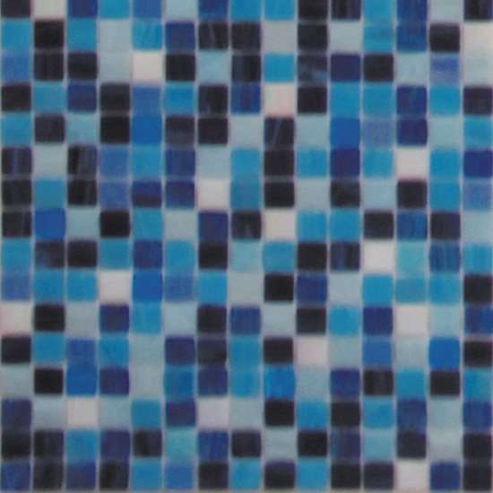 Мозаика Alma Mosaic Растяжки 20 Maritima(m) MIX 8 (последний микс), цвет белый синий голубой, поверхность глянцевая, квадрат, 327x327