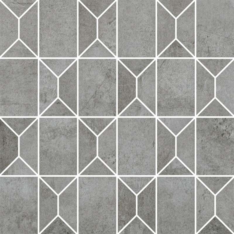 Мозаика Paradyz Uniwersalna Mozaika Grys Industrial, цвет серый, поверхность матовая, квадрат, 300x300