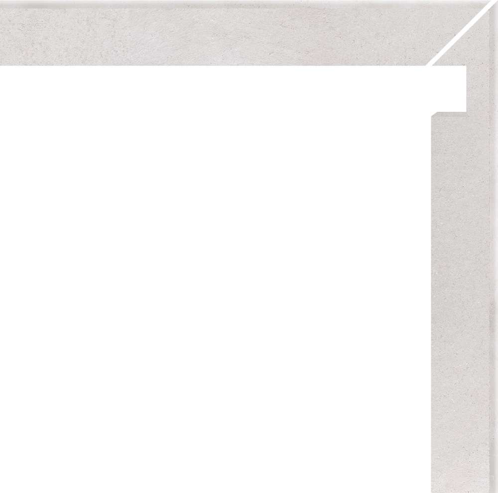 Бордюры Cerdomus Marne Battiscala Dx Perla Ret 460 72178, цвет серый, поверхность матовая, прямоугольник, 48x600