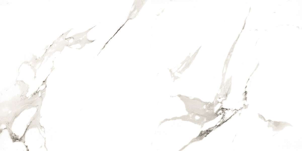 Керамогранит Usak Seramik Cararra Polished, цвет белый бежевый, поверхность полированная, прямоугольник, 600x1200
