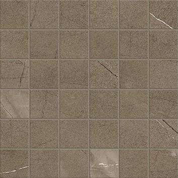 Мозаика Coliseumgres Fiamma Bronze Mosaico 610110001045, цвет коричневый, поверхность натуральная, квадрат, 300x300