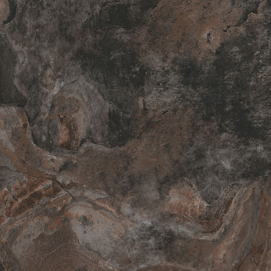 Керамогранит Pamesa Slate Way Brown Rect., цвет коричневый, поверхность полированная, квадрат, 600x600
