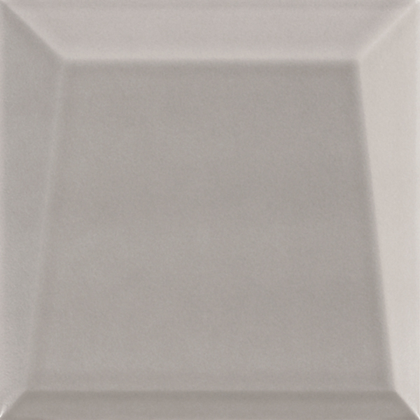 Керамическая плитка Ava UP Lingotto Grey Glossy 192033, цвет серый, поверхность глянцевая 3d (объёмная), квадрат, 100x100