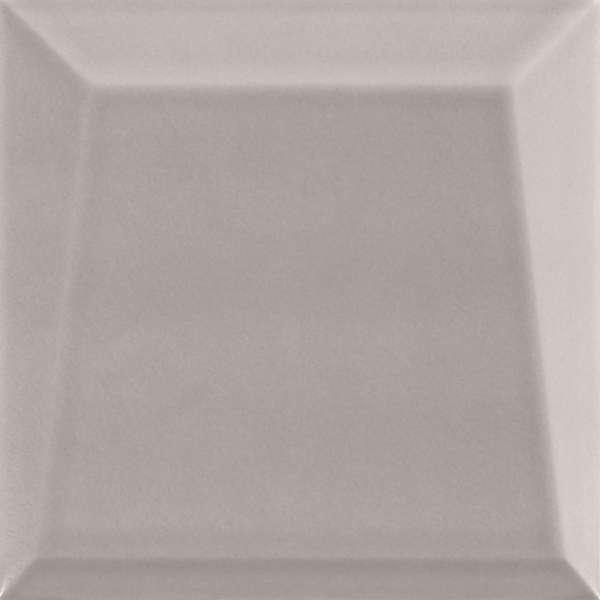 Керамическая плитка Ava UP Lingotto Grey Glossy 192033, цвет серый, поверхность глянцевая 3d (объёмная), квадрат, 100x100