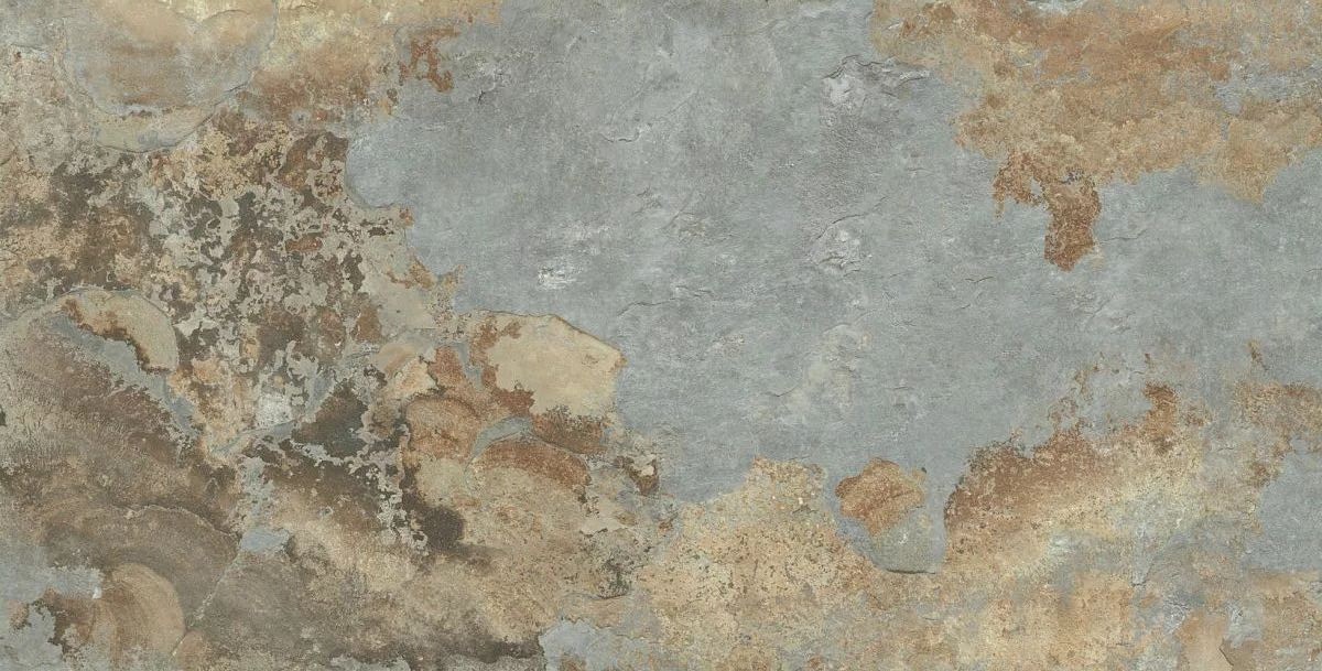 Керамогранит Geotiles Cumbria Pearl, цвет серый коричневый, поверхность матовая, прямоугольник, 600x1200