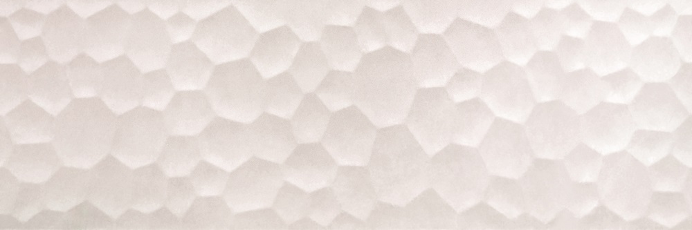 Декоративные элементы Azteca White Bubbles Matt., цвет белый, поверхность структурированная, прямоугольник, 300x900