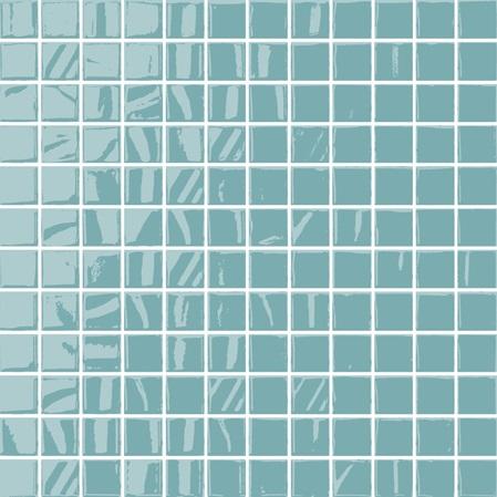 Мозаика Kerama Marazzi Темари бирюза 20090, цвет бирюзовый, поверхность глянцевая, квадрат, 298x298