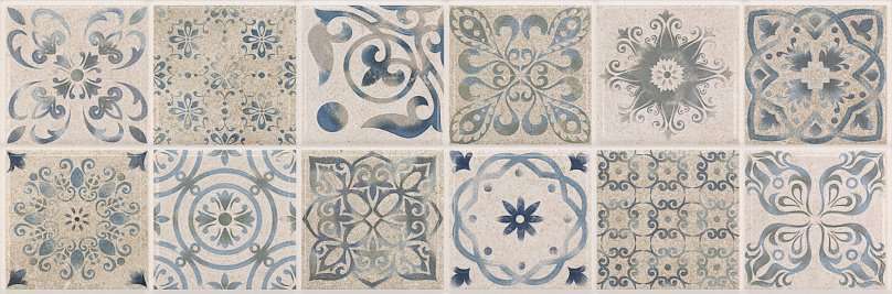 Керамическая плитка Baldocer Mosaico Antique Grey, цвет разноцветный, поверхность матовая, прямоугольник, 300x900