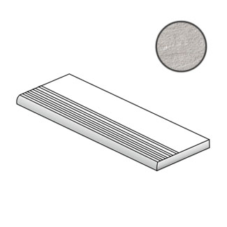 Ступени Terratinta Archgres Light Grey Step TTAR04GSL, цвет серый, поверхность структурированная, прямоугольник, 300x600