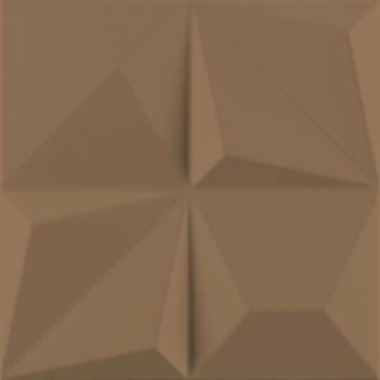 Керамическая плитка Dune Shapes 1 Multishapes Bronzo 187488, цвет коричневый, поверхность сатинированная 3d (объёмная), квадрат, 250x250