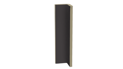 Спецэлементы Rako Color Two GSIA5248, цвет чёрный, поверхность матовая, прямоугольник, 97x24