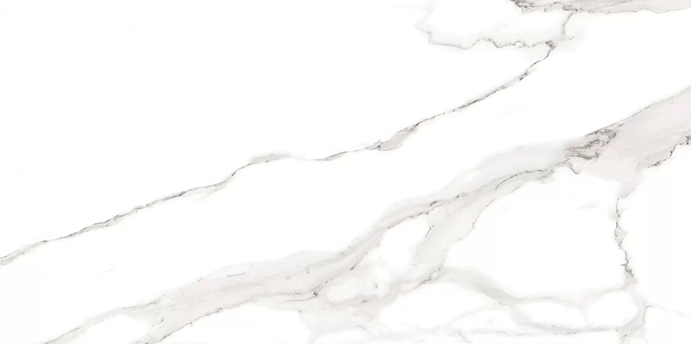 Керамогранит Staro Slim Jewell White Polished, цвет белый, поверхность полированная, прямоугольник, 600x1200