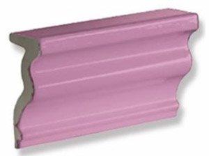 Бордюры Tonalite Diamante Bordo Lilla, цвет фиолетовый, поверхность глянцевая, прямоугольник, 80x150