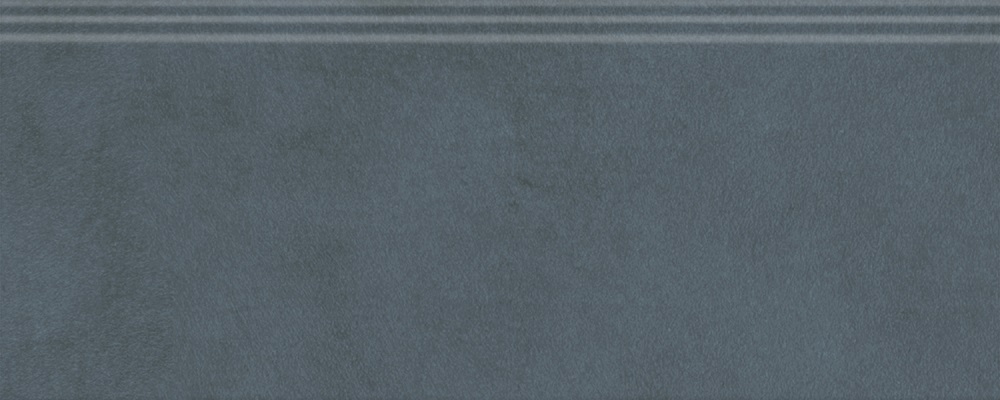 Бордюры Kerama Marazzi Чементо плинтус синий тёмный матовый FMF019R, цвет синий, поверхность матовая, прямоугольник, 120x300