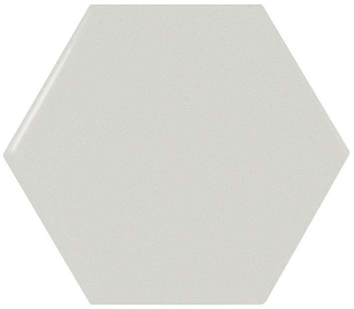 Керамическая плитка Equipe Scale Hexagon Mint 23295, цвет зелёный, поверхность глянцевая, шестиугольник, 107x124