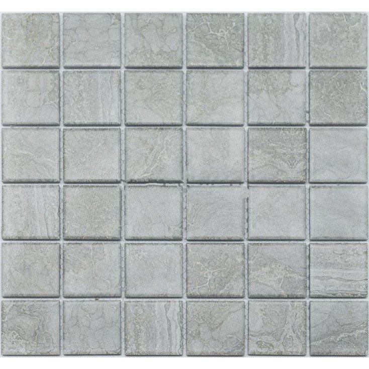 Мозаика NS Mosaic PR4848-35, цвет серый, поверхность матовая, квадрат, 306x306