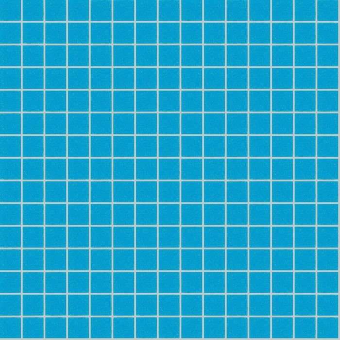Мозаика Bisazza Vetricolor 20.50, цвет голубой, поверхность матовая, квадрат, 322x322