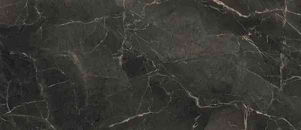 Керамогранит Supergres Purity Of Marble Supreme Dark PSD6, цвет чёрный, поверхность полированная, прямоугольник, 600x1200