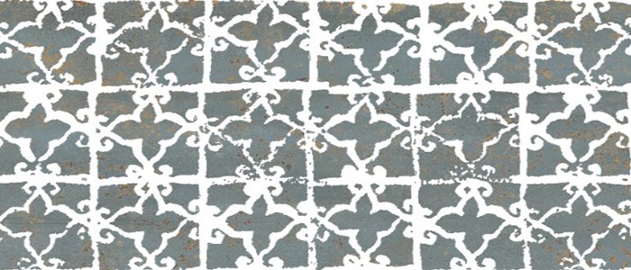 Широкоформатный керамогранит ABK Poetry Decor Stamp Nat F60010229, цвет белый серый, поверхность натуральная, прямоугольник, 1200x2800