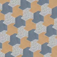 Мозаика Cerim Match Up Decoro Shapes 772836, цвет разноцветный, поверхность матовая, квадрат, 483x500