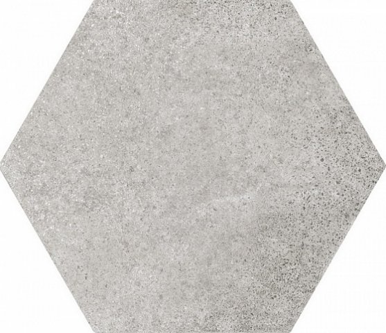 Керамогранит Equipe Hexatile Cement Grey 22093, цвет серый, поверхность матовая, шестиугольник, 175x200