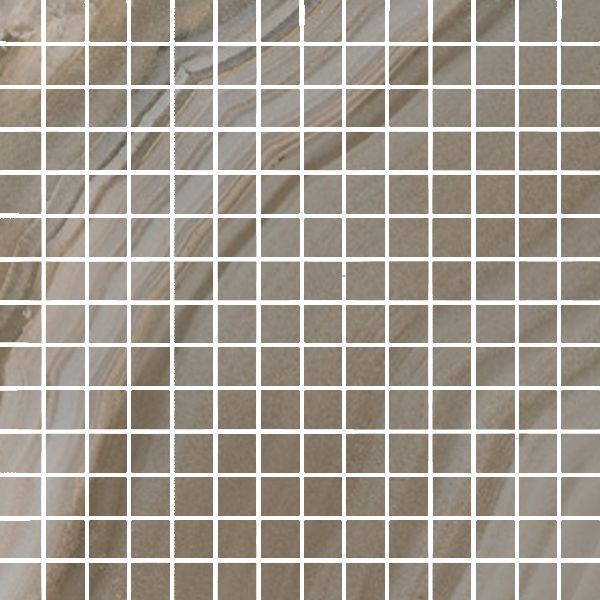 Мозаика Roberto Cavalli Agata Mosaico Multicolor Rett. 558851, цвет коричневый, поверхность матовая, квадрат, 300x300