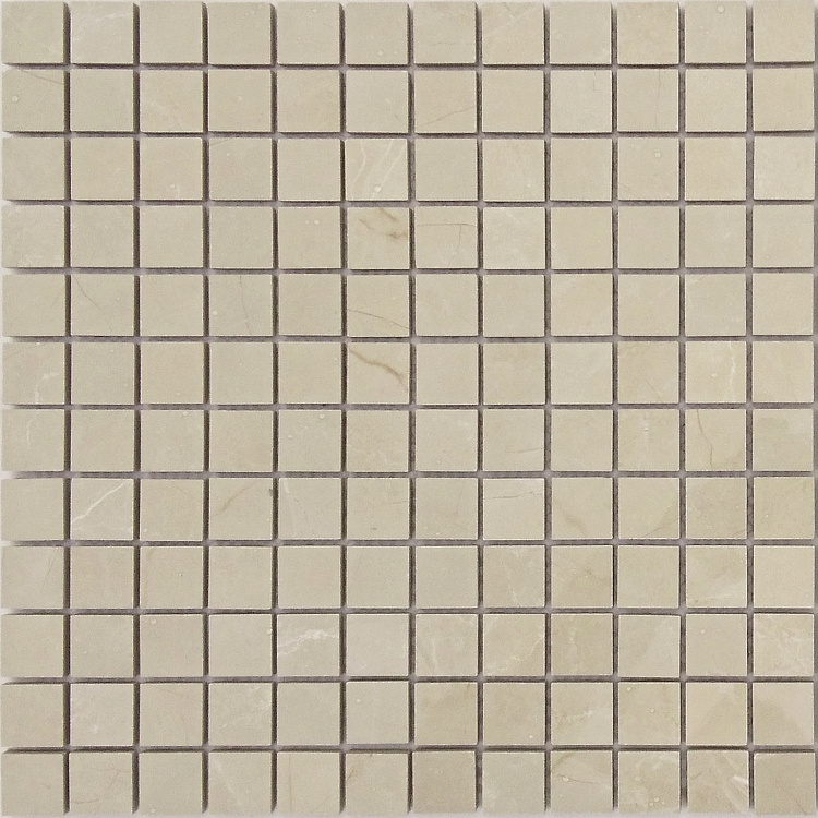 Мозаика Caramelle Mosaic Marble Nuvola Beige Pol (23x23), цвет бежевый, поверхность глянцевая полированная, квадрат, 298x298