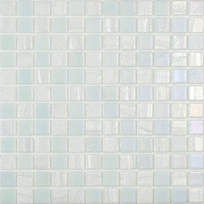Мозаика Vidrepur Fusion White, цвет белый, поверхность матовая, квадрат, 312x312